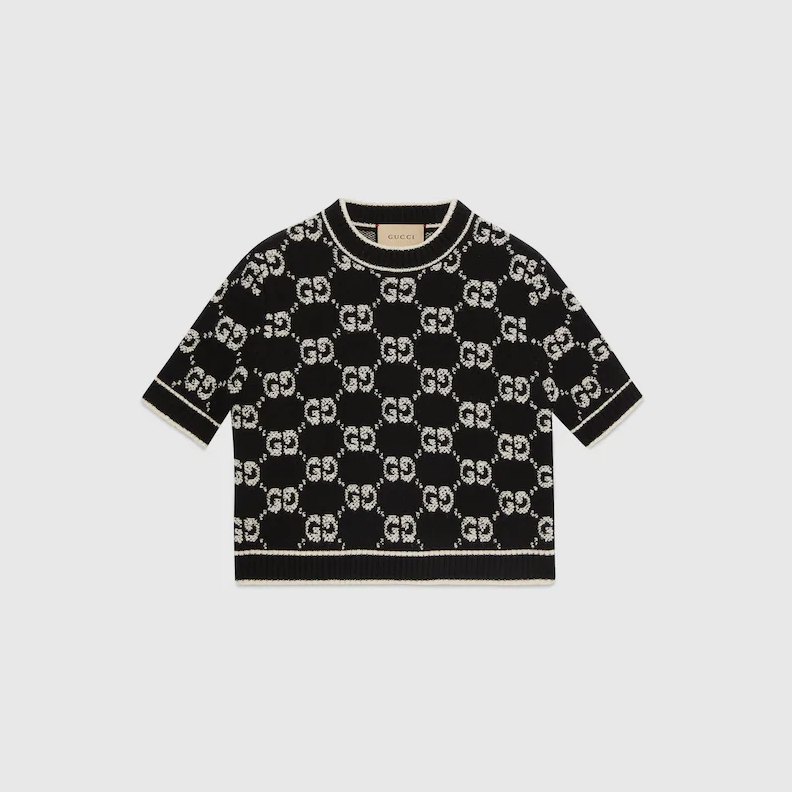 구찌 GG 울 자카드 반팔(2color)