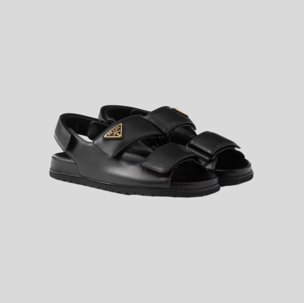 프라다 나파 가죽 샌들