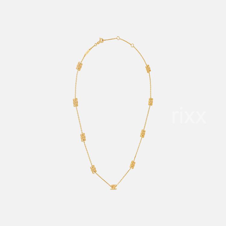 셀린느 골드 트리옹프 미니 목걸이