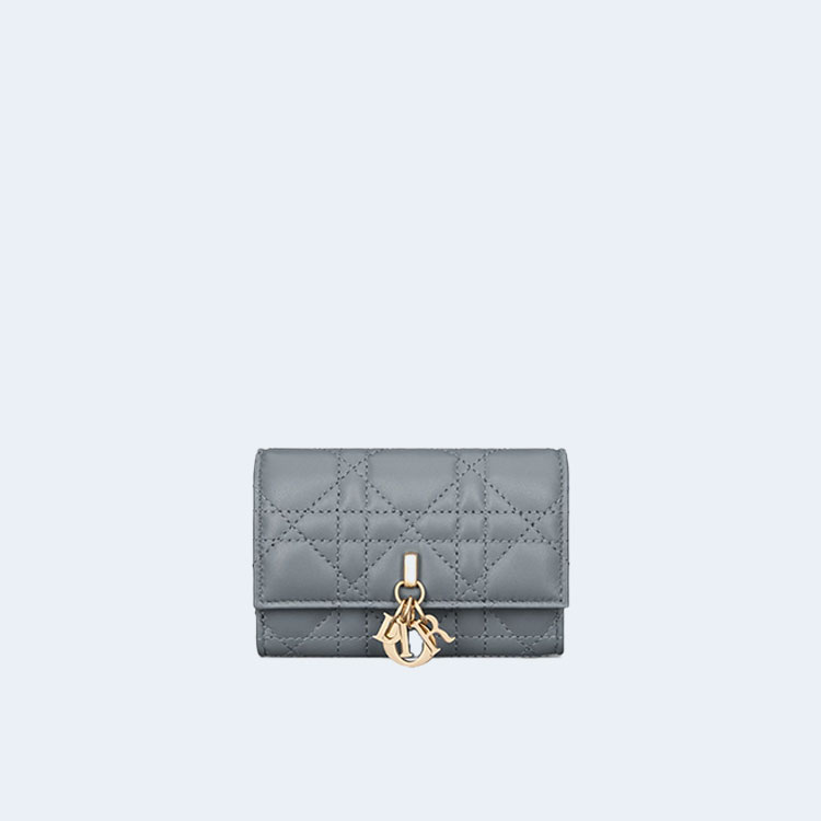 디올 My Dior Glycine 지갑 블루 까나쥬