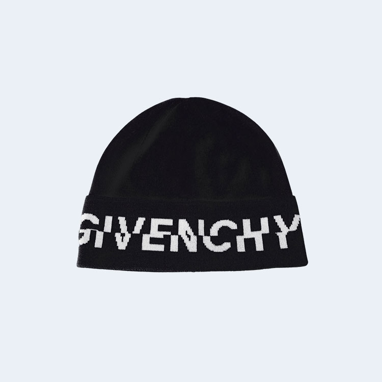 지방시 블랙 울 비니