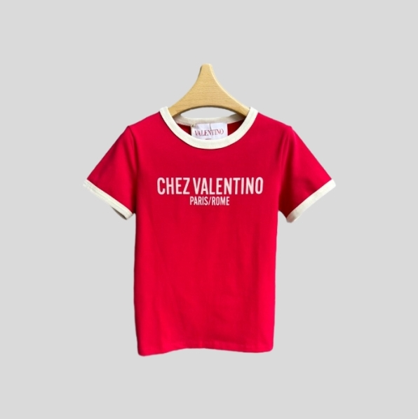 발렌티노 플록 반팔 티셔츠