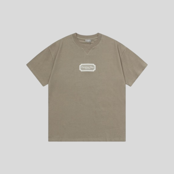 디올 자수로고 티셔츠