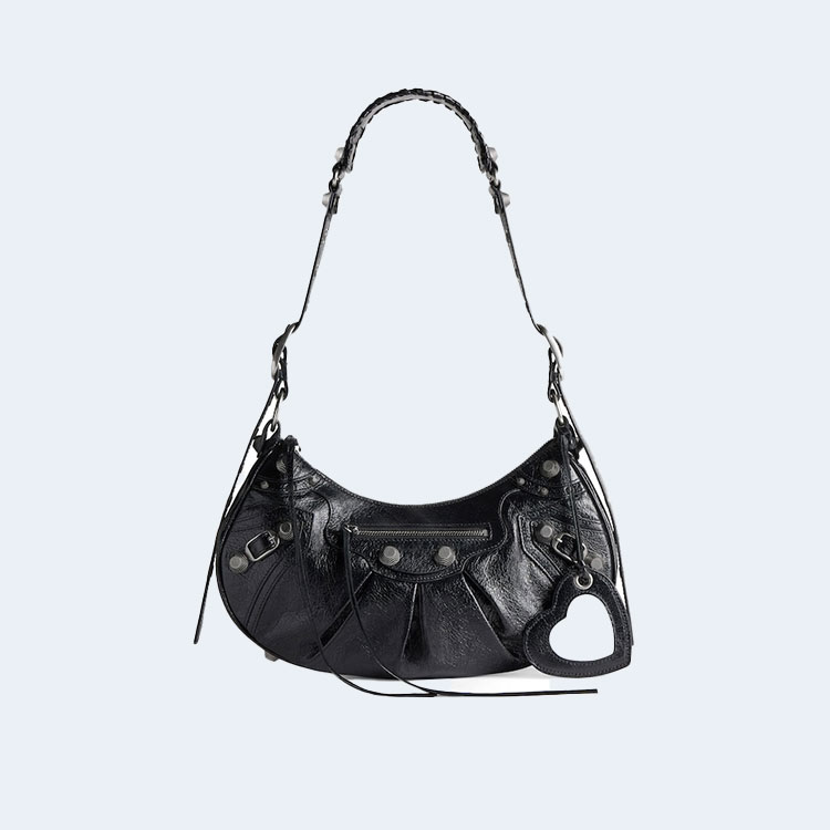 발렌시아가 르 카골 스몰 숄더백 블랙