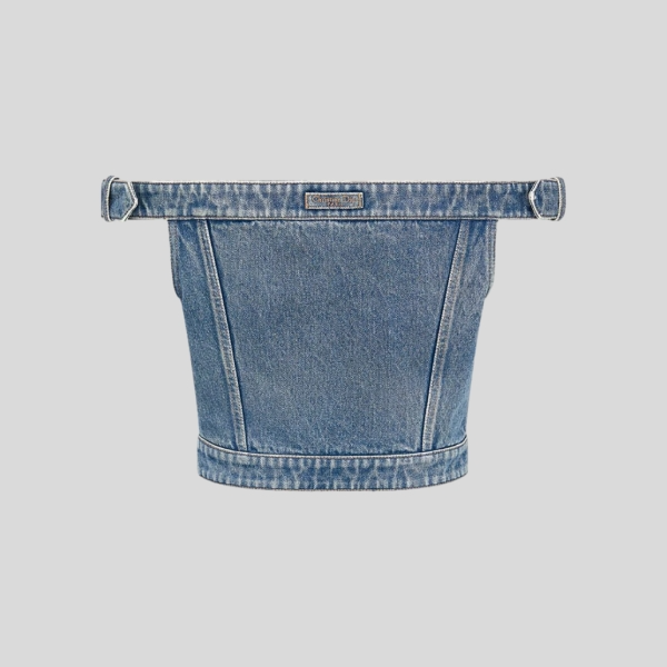 디올 스트랩리스 탑