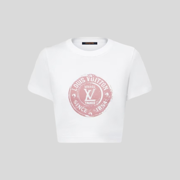 루이비통 스탬프 크롭 탑