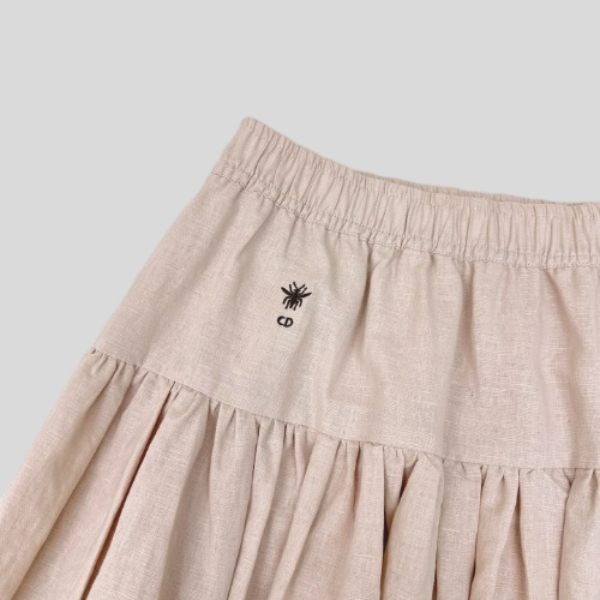 디올 리넨 스커트