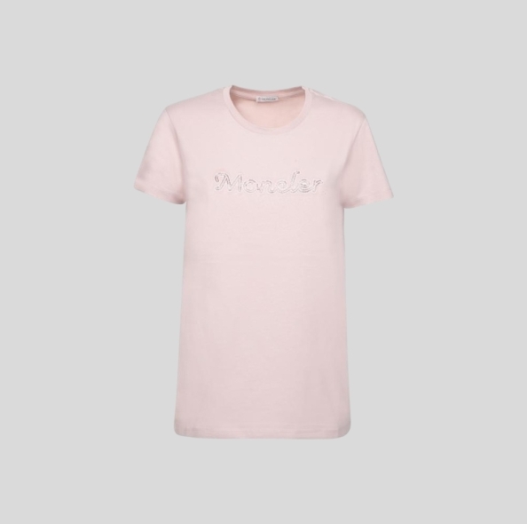 몽클레어 헤비 자수 티셔츠
