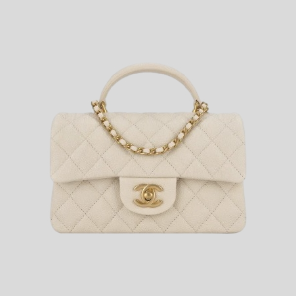 샤넬 핸들 장식  스몰 플랩백