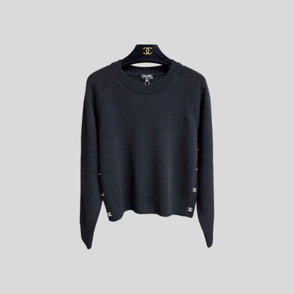 샤넬 버클 캐시미어 스웨터(2color)