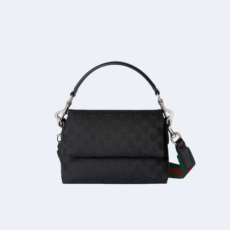 구찌 웹 디테일 스몰 GG 크로스백 블랙