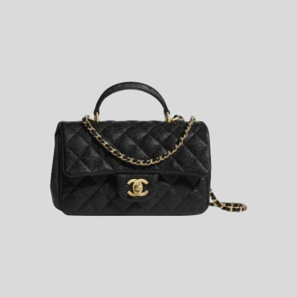 샤넬 핸들 장식  스몰 플랩백