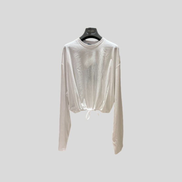 프라다 드로스트링 티셔츠