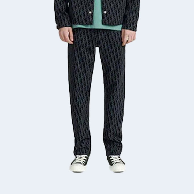 디올 오블리크 진 네이비