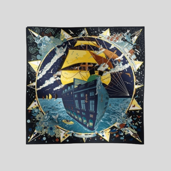 에르메스 플래그십 스케치 블루블랙