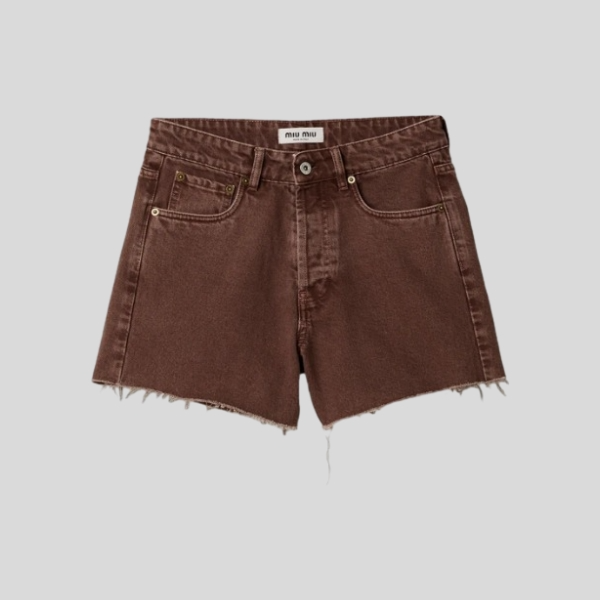 미우미우 데님 반바지