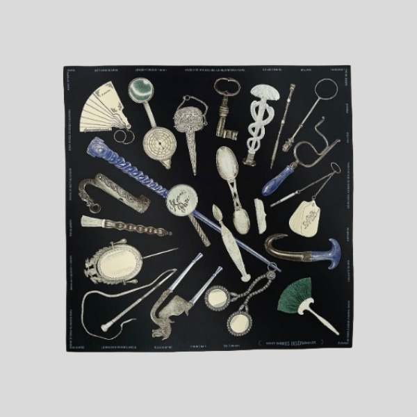 에르메스 스퀘어 스카프 블랙