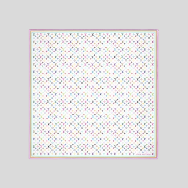 루이비통 모노그램 숄 화이트