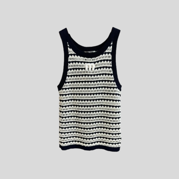 미우미우 울 민소매 탑