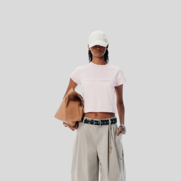 알렉산더왕 로고 티셔츠(2color)