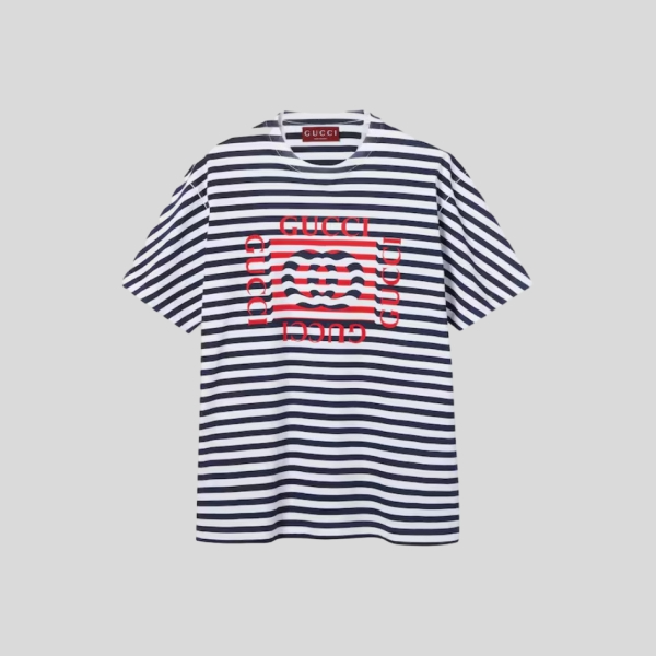 구찌 코튼 저지 티셔츠