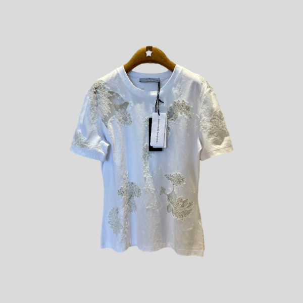 에르마노설비노 자수 티셔츠(2color)