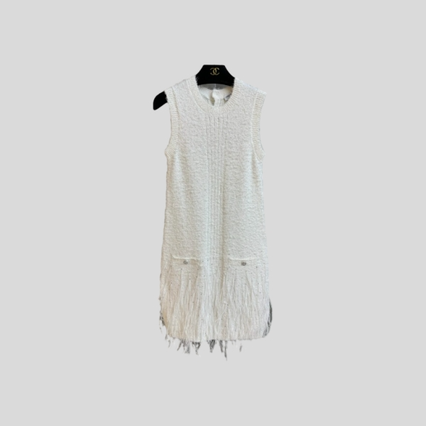 샤넬 깃털 드레스(2color)