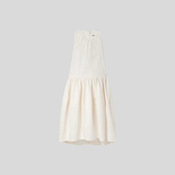 질샌더 화이트 드레스