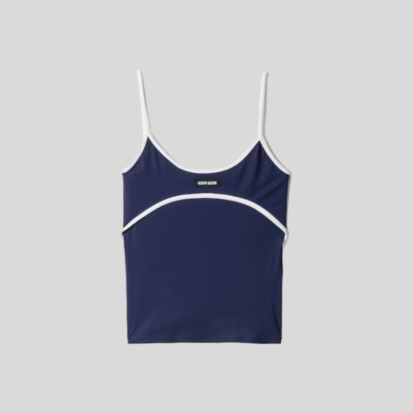 미우미우 스트레치 저지 탑(2color)