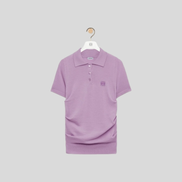 로에베 쇼트 슬리브 폴로 스웨터