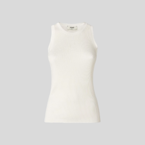 펜디 실크 코튼 탑