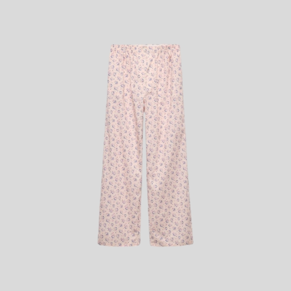 프라다 플로럴 프린트 바티스트 팬츠