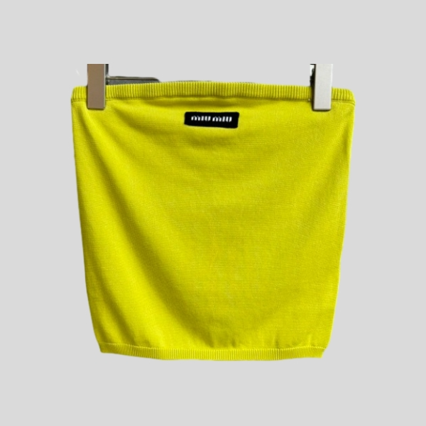 미우미우 튜브 탑