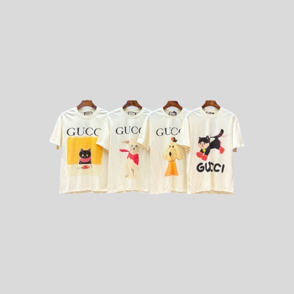 구찌 프린트 반팔티셔츠 (4종류)