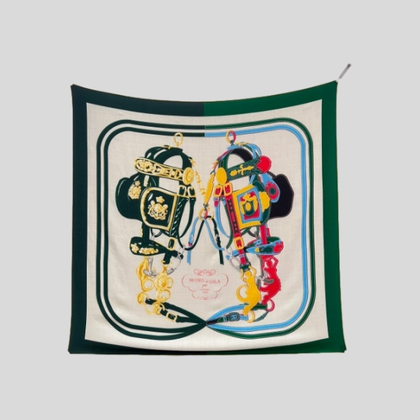 에르메스 벨벳 숄 그린