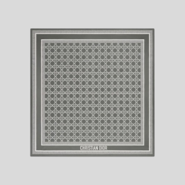 디올 까나주 스카프 그레이