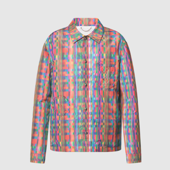 루이비통 트롱프뢰유 프린티드 오버셔츠