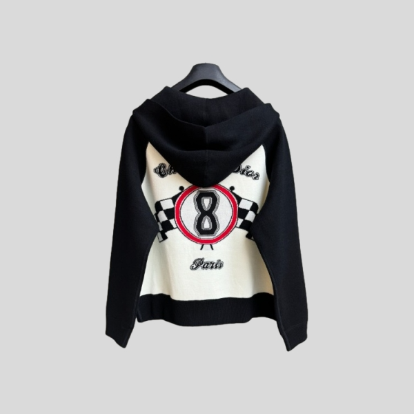 디올 후드 지퍼 기다건