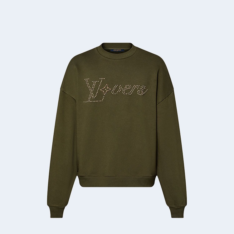 루이비통 코튼 시그니처 크루넥