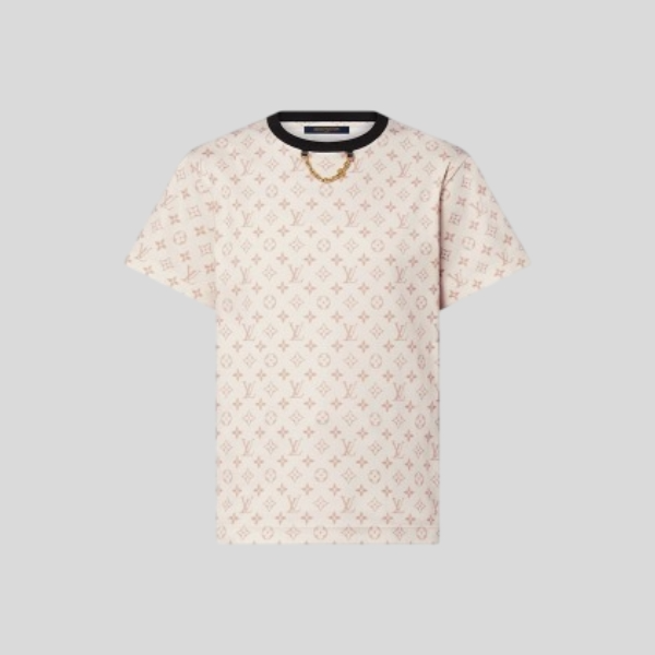 루이비통 드롭 숄더 슬리브 티셔츠