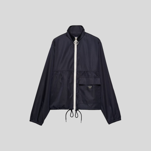 프라다 리나일론 블루종 자켓