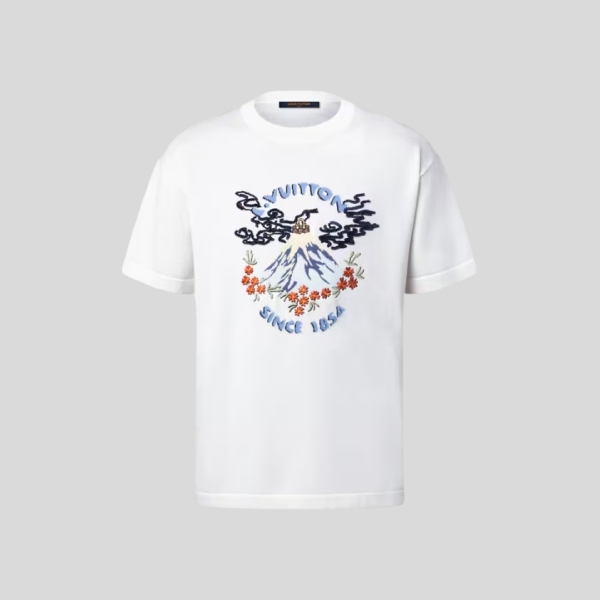 루이비통 쇼트 슬리브드 니티드 크루넥