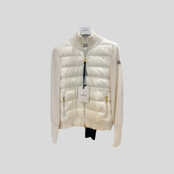 몽클레어 패딩 울 집업 가디건(2color)