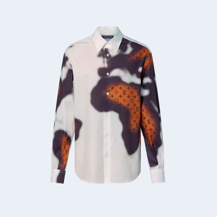 루이비통 롱 슬리브드 코튼 셔츠 1AFAWI