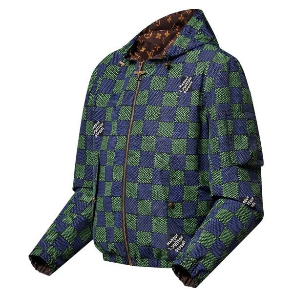 루이비통 다미에 양면 바람막이 자켓