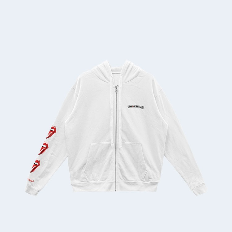 크롬하츠 롤링 스톤즈 후드집업