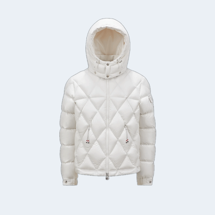 몽클레어 Averole 쇼트 다운 자켓 화이트