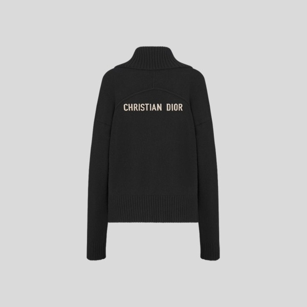 디올 블랙 캐시미어 니트 스웨터
