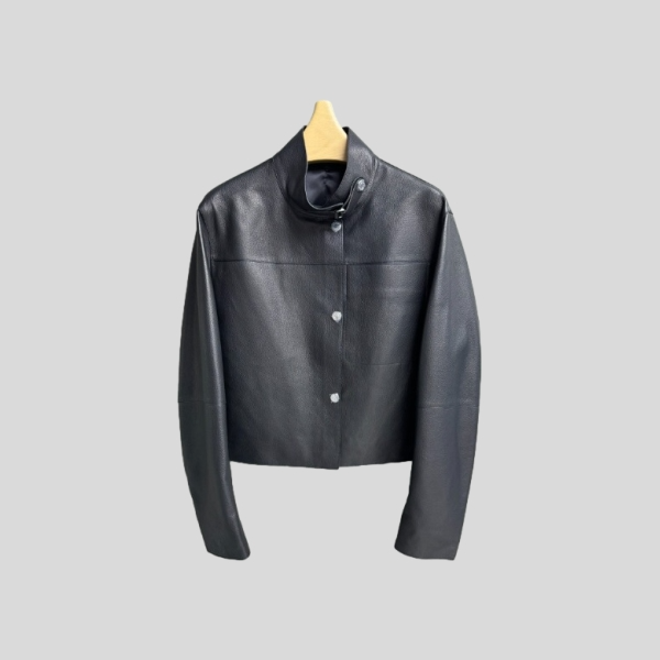 에르메스 칼라 양가죽 자켓