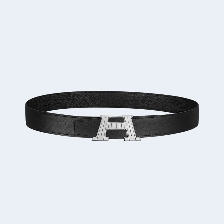 에르메스 H 토고 벨트 블랙 은장 32mm